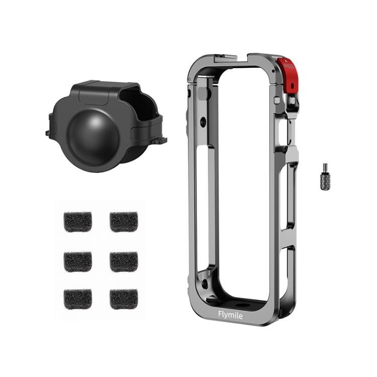 For Insta360 X5 Camera Flymile Metal Frame Lens Cover Set image